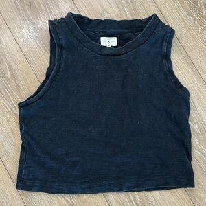 Black, Lou & Grey, size medium, tank top.